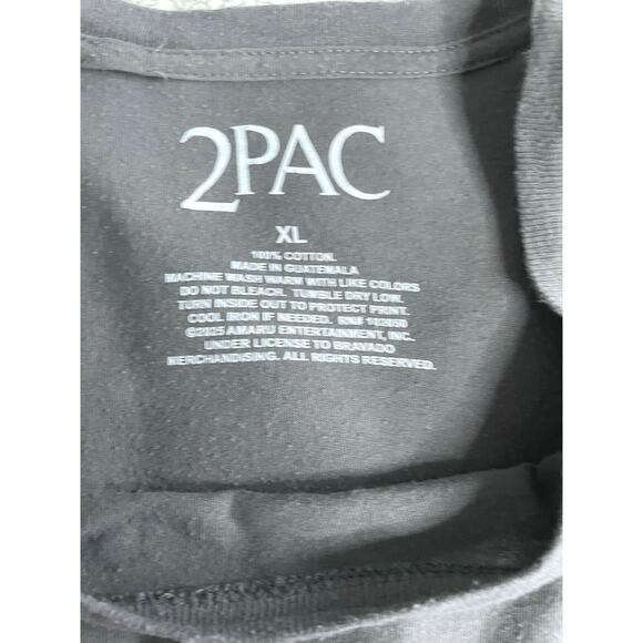 Tupac All Eyez On Me Rap Tee Shirt Gray XL Hip Hop Bravado - Picture 6 of 6